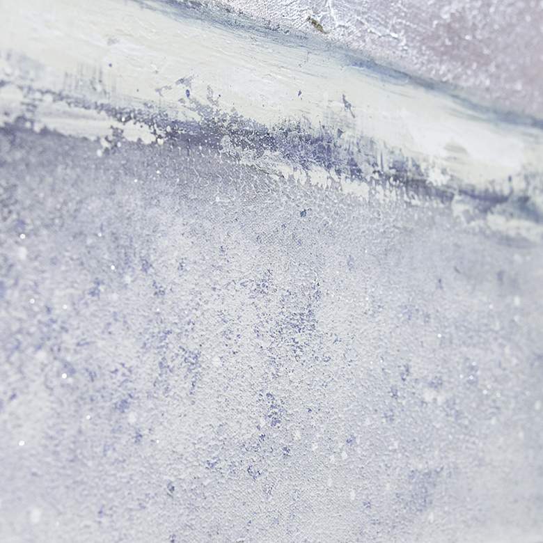 Image 6 Winter Steps 40"H Textured Metallic Framed Canvas Wall Art more views