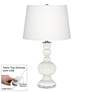 Winter White Apothecary Table Lamp with Dimmer
