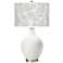 Winter White Aviary Ovo Table Lamp
