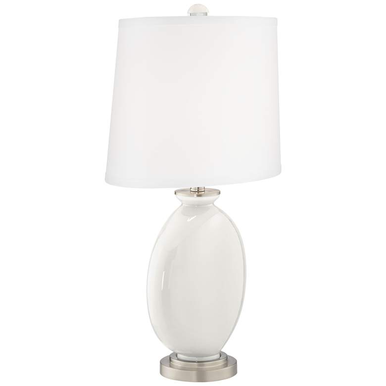Image 3 Winter White Carrie Table Lamp Set of 2 with Dimmers more views