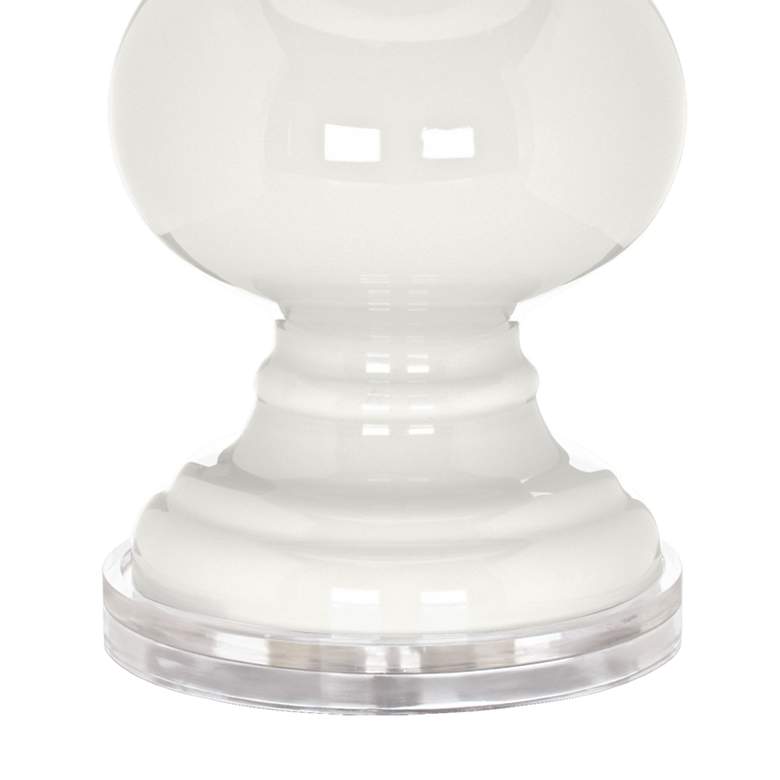Image 3 Winter White Color Plus Apothecary Table Lamp with Deco Pearls Black Shade more views