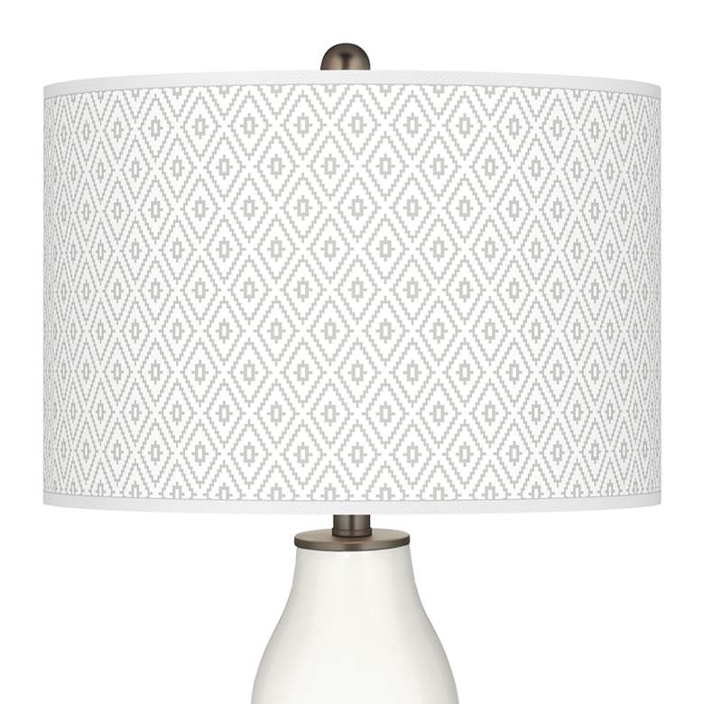Image 2 Winter White Diamonds Double Gourd Table Lamp more views