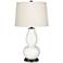 Winter White Double Gourd Table Lamp