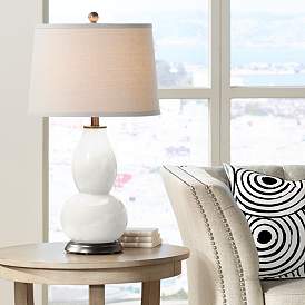 Image1 of Winter White Double Gourd Table Lamp