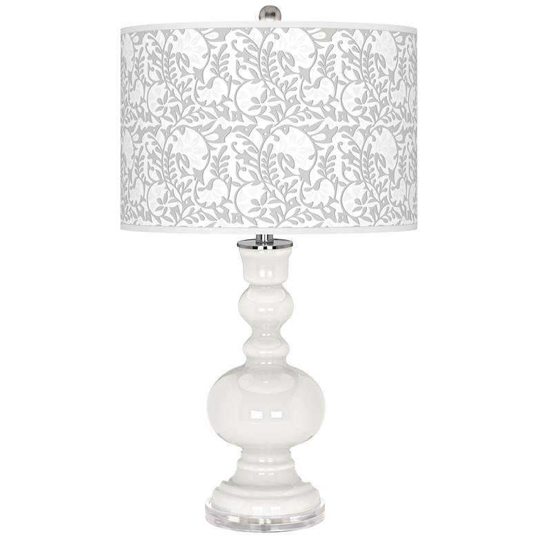 Image 1 Winter White Gardenia Apothecary Table Lamp