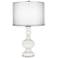 Winter White Sheer Double Shade Apothecary Table Lamp