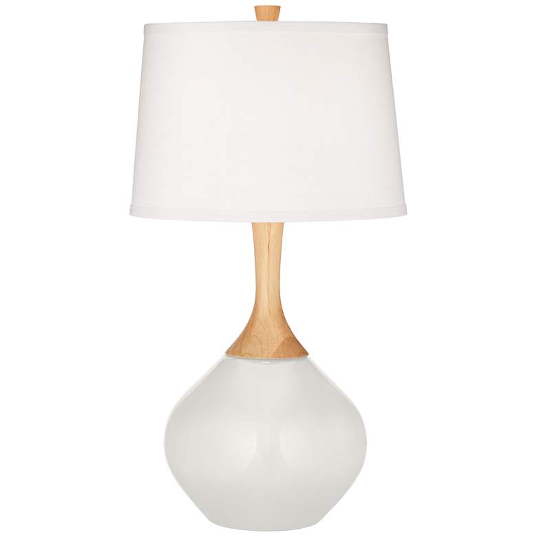Image 2 Winter White Wexler Table Lamp with Dimmer