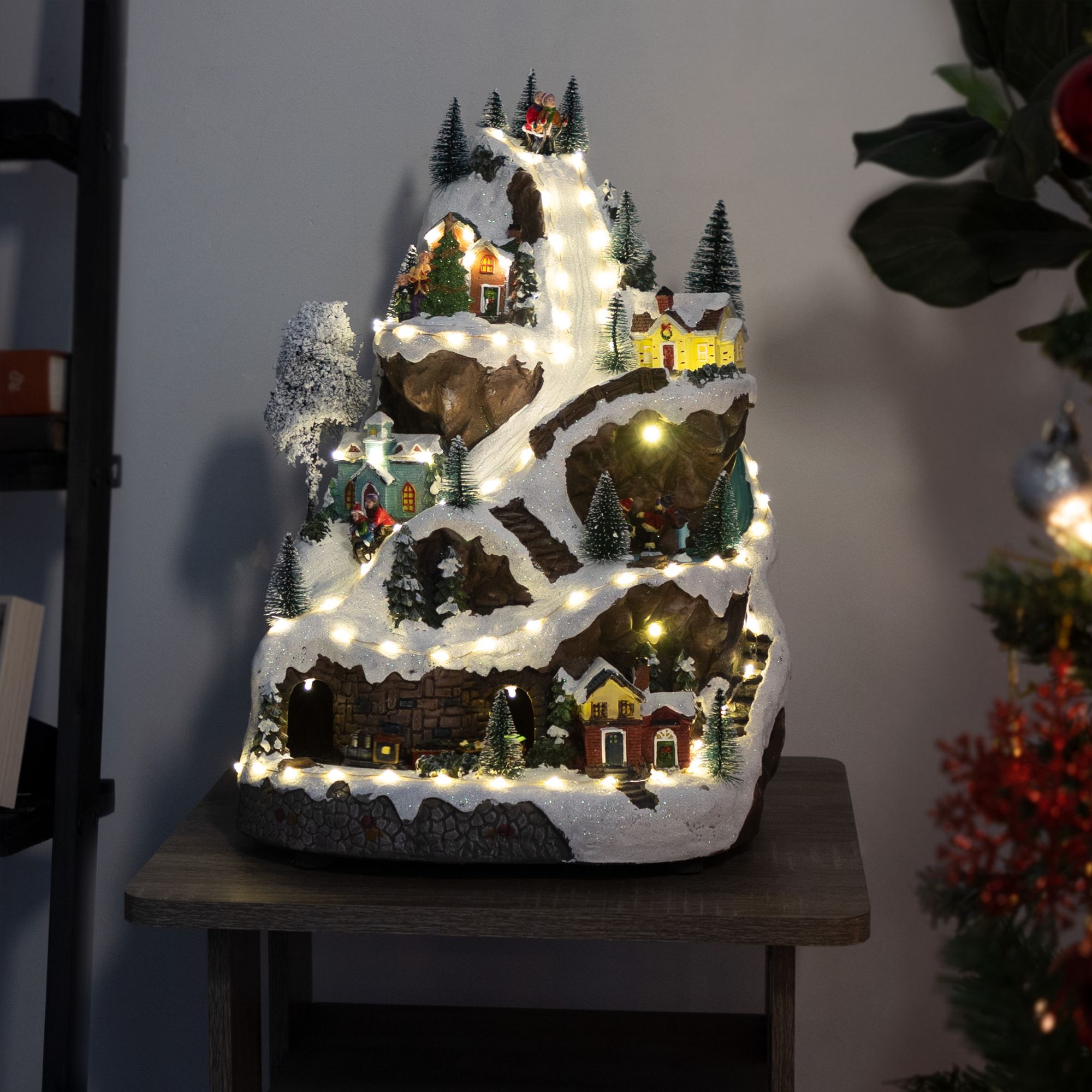 Winter Wonderland 18" High Animated Set with LED Light and Music