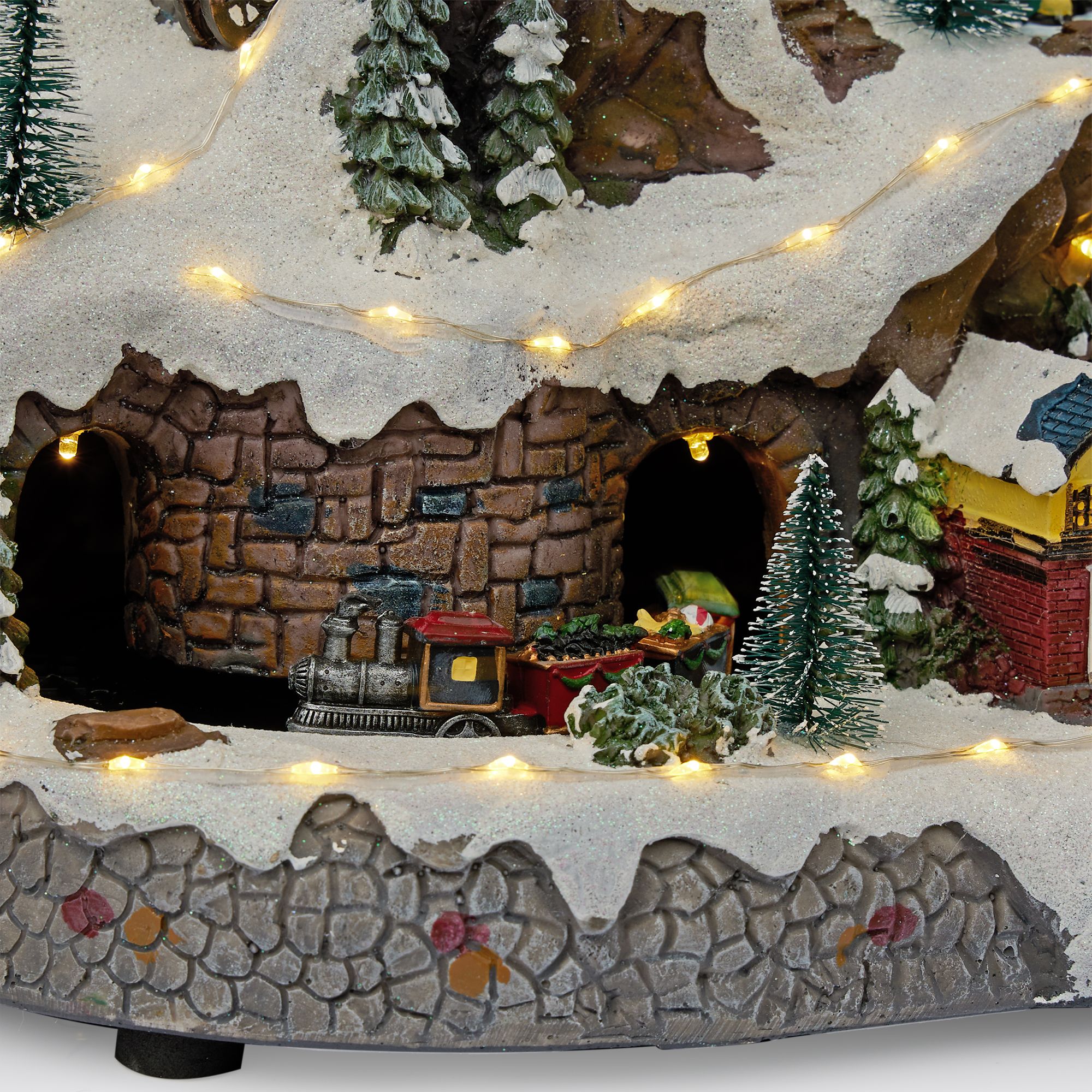 Image 7 Winter Wonderland 18" High Animated Set with LED Light and Music more views
