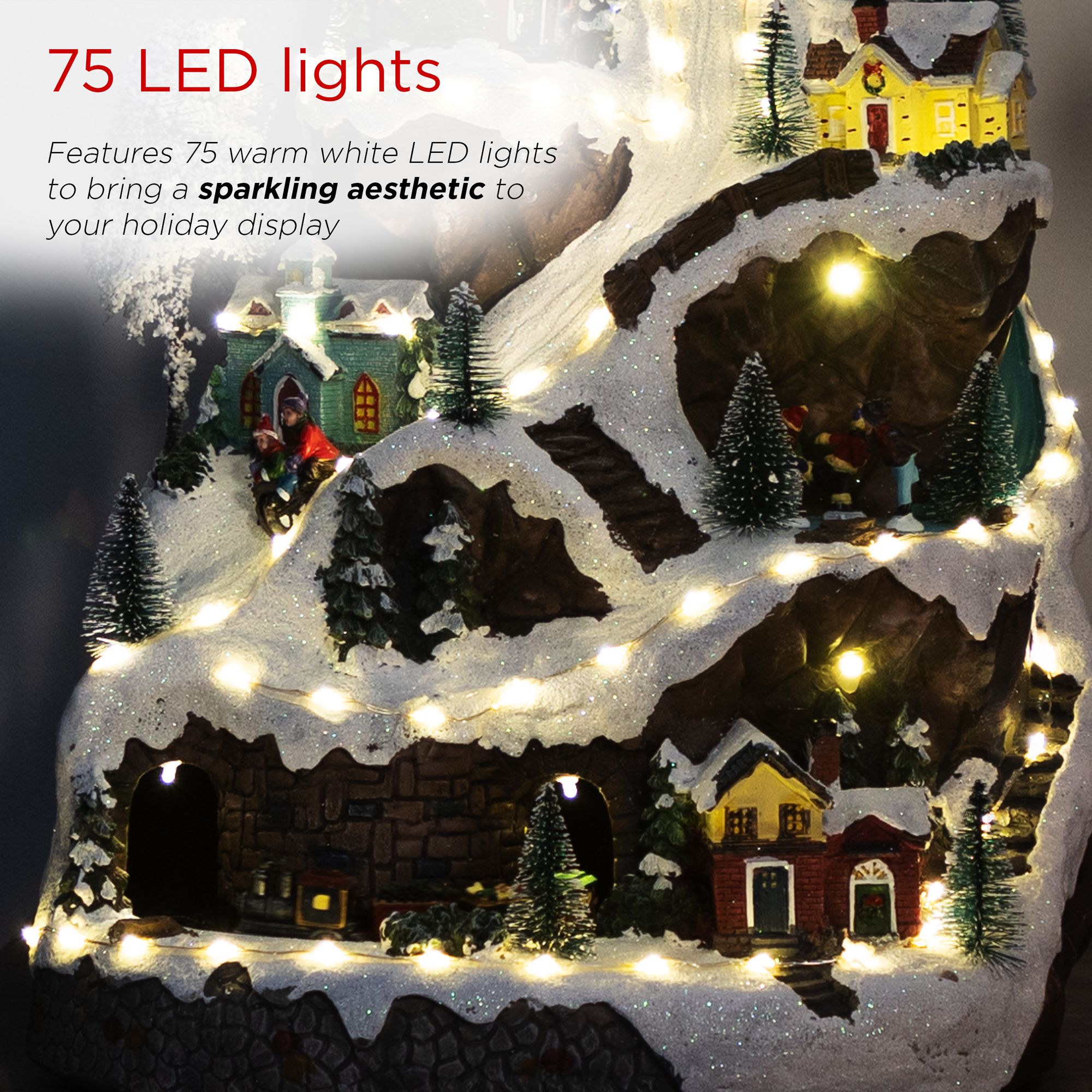 Winter Wonderland 18" High Animated Set with LED Light and Music