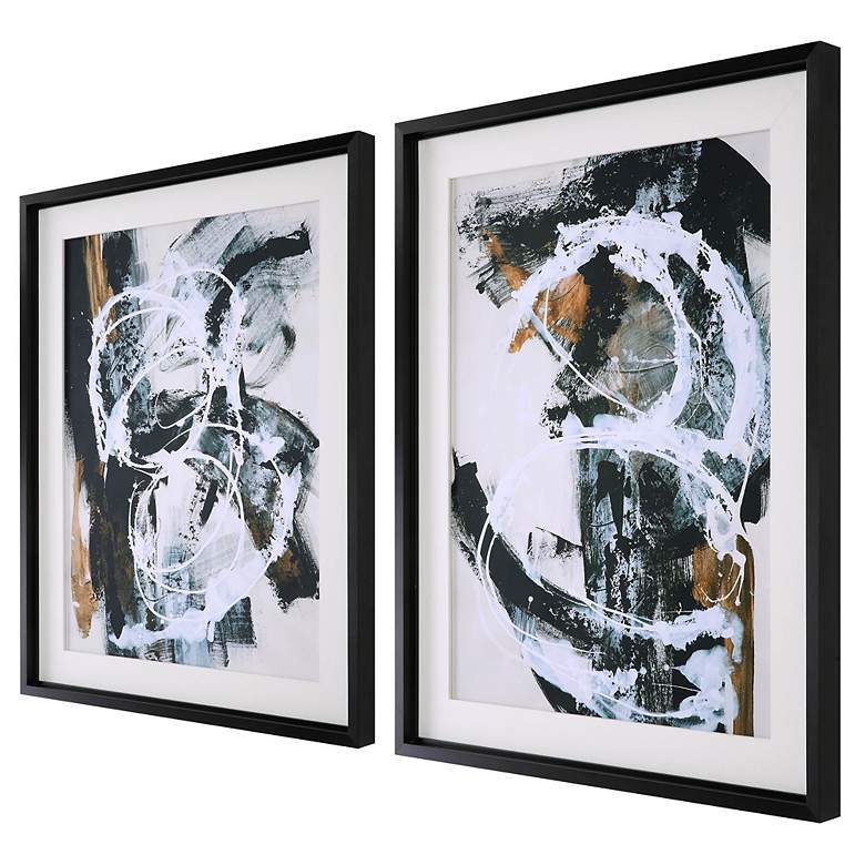 Image 4 Winterland 38 3/4" High 2-Piece Framed Printed Wall Art Set more views
