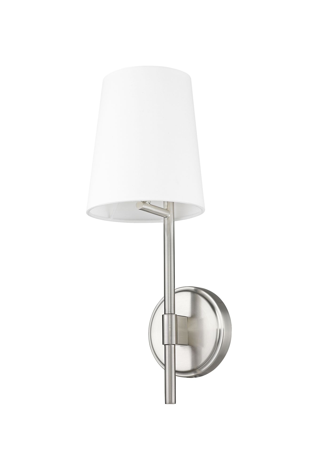 Winward by Z-Lite Brushed Nickel 1 Light Wall Sconce in scene