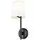 Winward by Z-Lite Matte Black 1 Light Wall Sconce