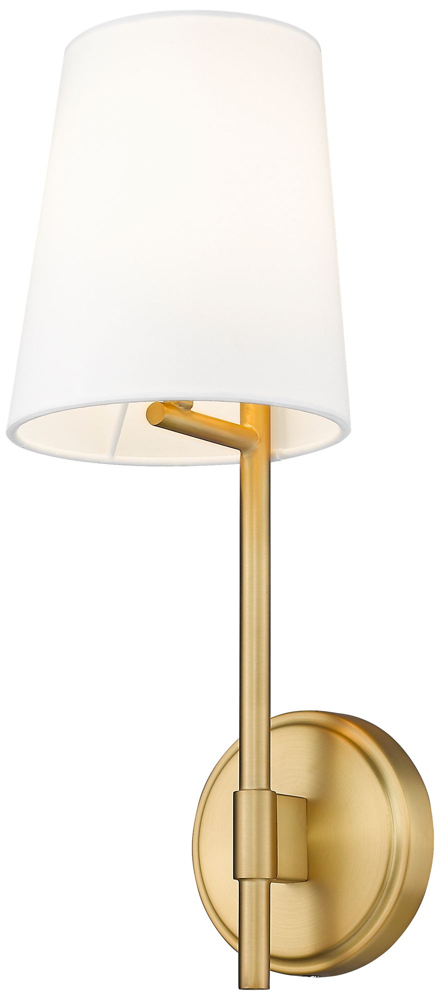 Image 2 Winward by Z-Lite Olde Brass 6 inch 1 Light Wall Sconce