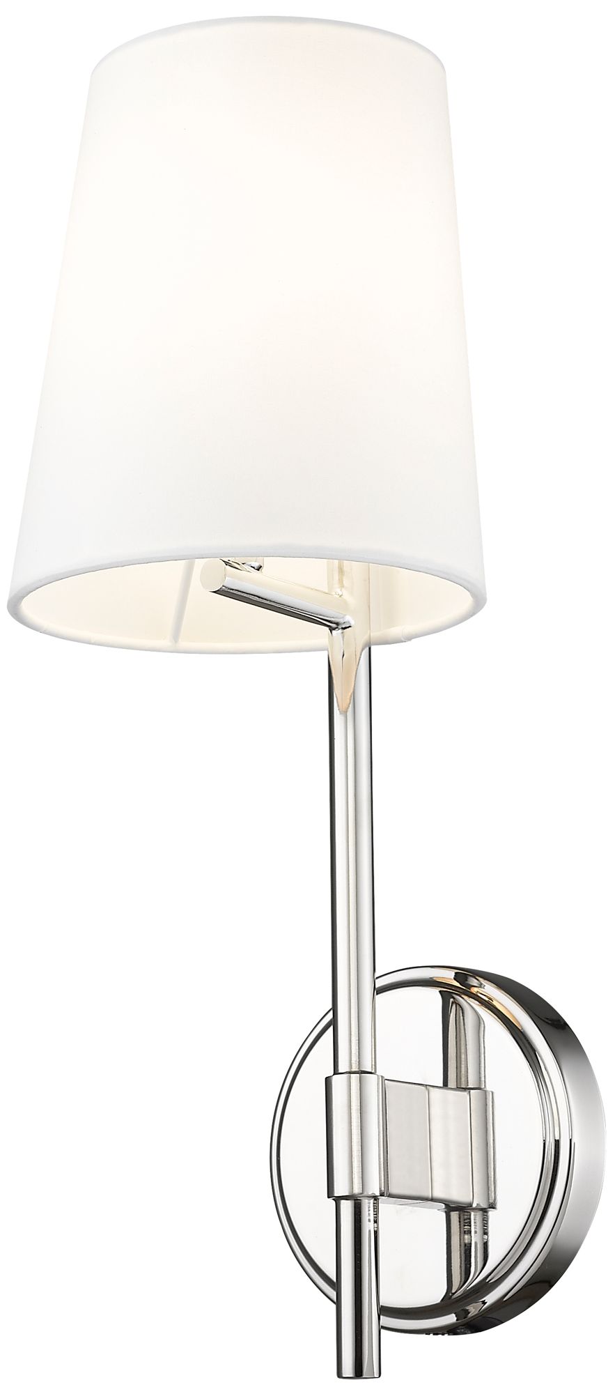 Image 2 Winward by Z-Lite Polished Nickel 1 Light Wall Sconce