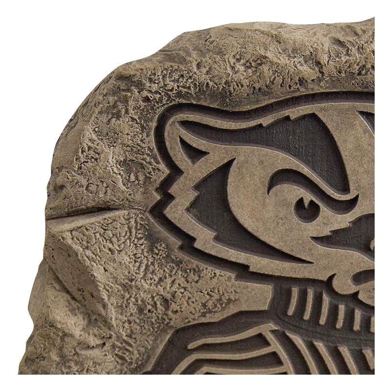 Image 2 Wisconsin Bucky Badger 11"H Trevia Graystone Stepping Stone more views