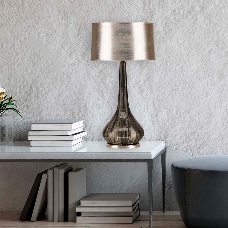 Image 5 Wish Gray Ceramic Vase Table Lamp more views