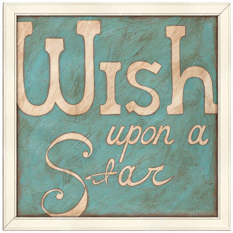 Image 1 Wish Upon a Star 19 inch Square Framed Wall Art