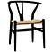 Wishbone Black Wood Dining Chair