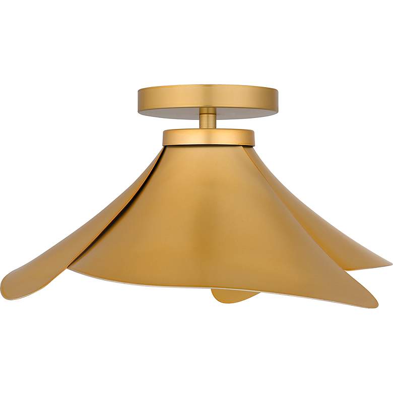 Image 4 Wisp 1-Light Light Gold Semi-Flush Mount more views