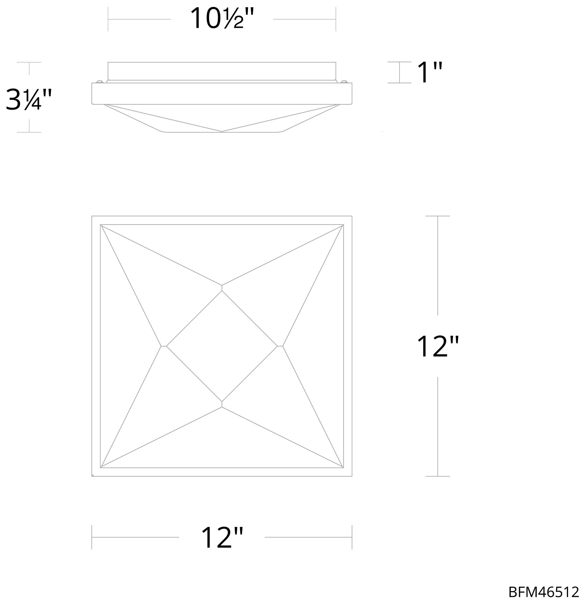 Image 5 Wisteria 1 Light LED Flush Mount more views