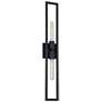 2_Wisteria 29" High Matte Black 2-Light Wall Sconce