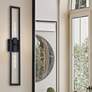 1_Wisteria 29" High Matte Black 2-Light Wall Sconce