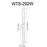 4_Wisteria 29" High Matte Black 2-Light Wall Sconce more views