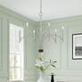1_Wisteria 6 Light Brushed Nickel Chandelier