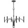 Wisteria 6 Light Scandinavian Gray Chandelier