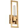 Wisteria Aged Brass Wall Sconce