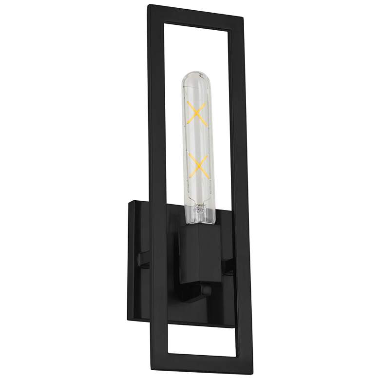Image 1 Wisteria Matte Black Wall Sconce