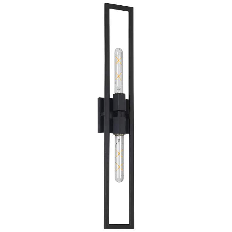 Image 1 Wisteria Matte Black Wall Sconce