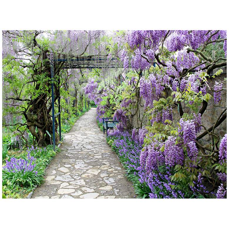 Image 1 Wisteria Path 40 inch Wide All-Season Outdoor Canvas Wall Art