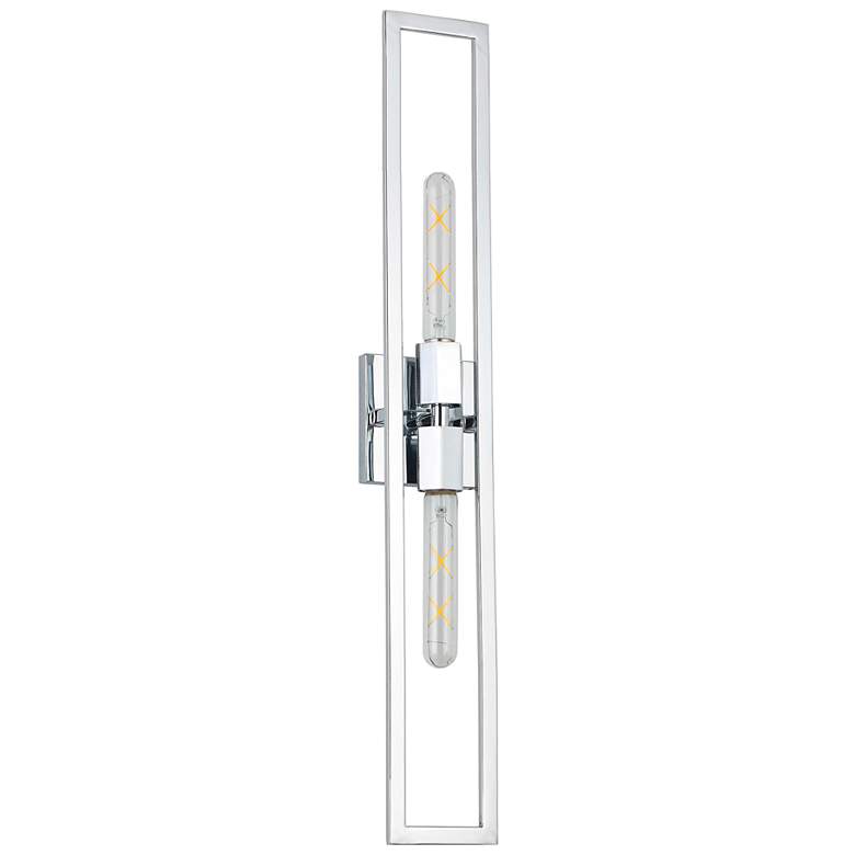 Image 1 Wisteria Polished Chrome Wall Sconce