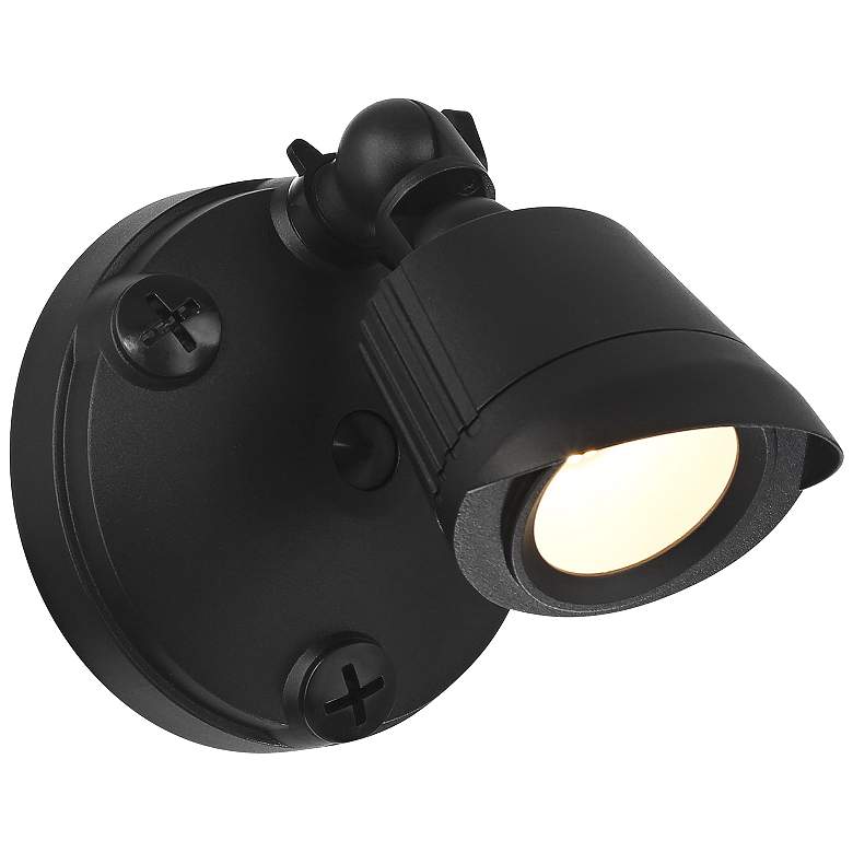 Image 1 Withers 5 1/4" High Black LED Landscape Flood Light