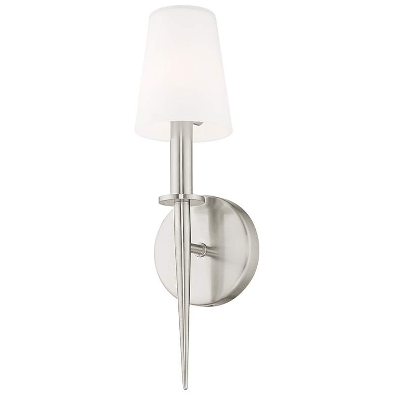 Image 7 Witten 14 1/2" High Brushed Nickel Wall Sconce more views