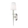 7_Witten 14 1/2" High Brushed Nickel Wall Sconce more views