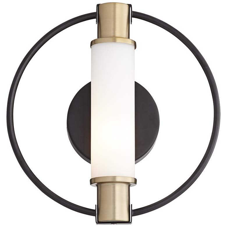 Image 1 WL-12 inchH METAL/GLASS LED SCONCE