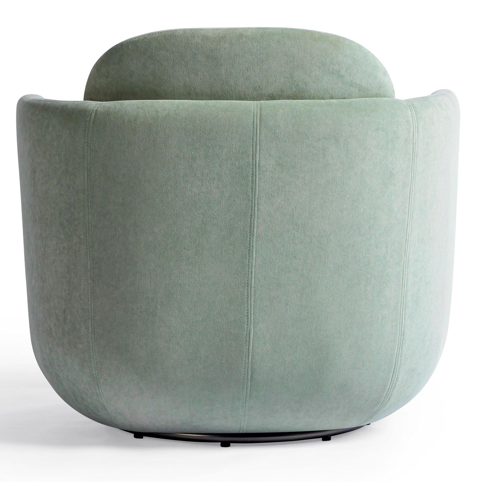 Image 5 Wolfie Mint Green Velvet Swivel Chair more views