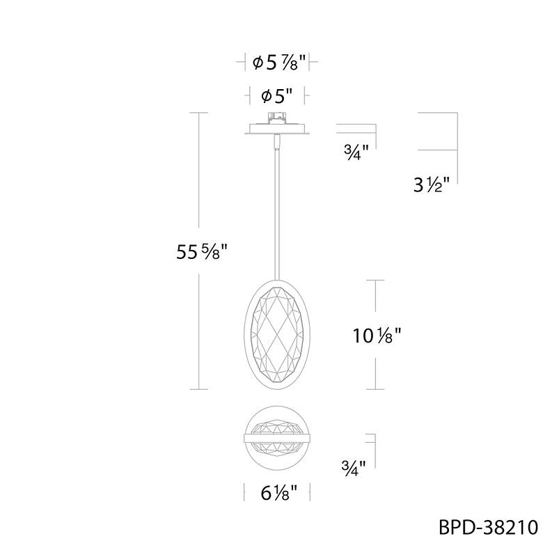 Image 3 Wonder 1 Light LED Mini-Pendant more views
