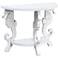 Wonders of the Sea 36" Wide White-Wash Wood Console Table