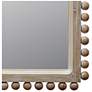 4_Wood Ball Framed Arched Wall Mirror, Natural more views