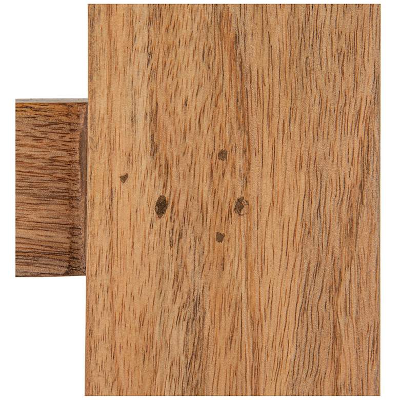 Image 7 Wood Console Table with Marble, Walnut Finish more views
