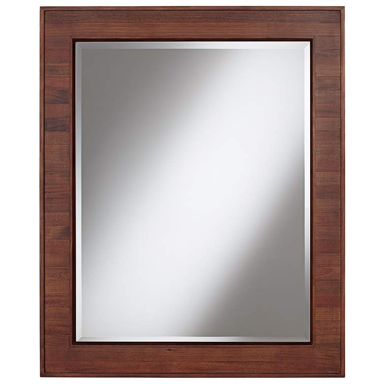 Image 1 Wood Plank 34 inch High Wall Mirror