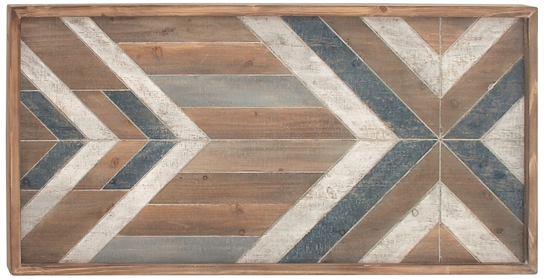 Image 2 Wood Southwestern Wall 46" x 1" x 23"