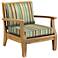 Woodbury Sea Glass Spa Teak Wood Outdoor Club Chair