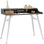 3_Woodford 41 1/4" Wide White and Cement Writing Desk