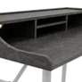5_Woodford 41 1/4" Wide White and Cement Writing Desk more views