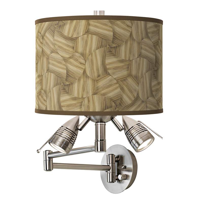 Image 1 Woodland Giclee Plug-In Swing Arm Wall Lamp